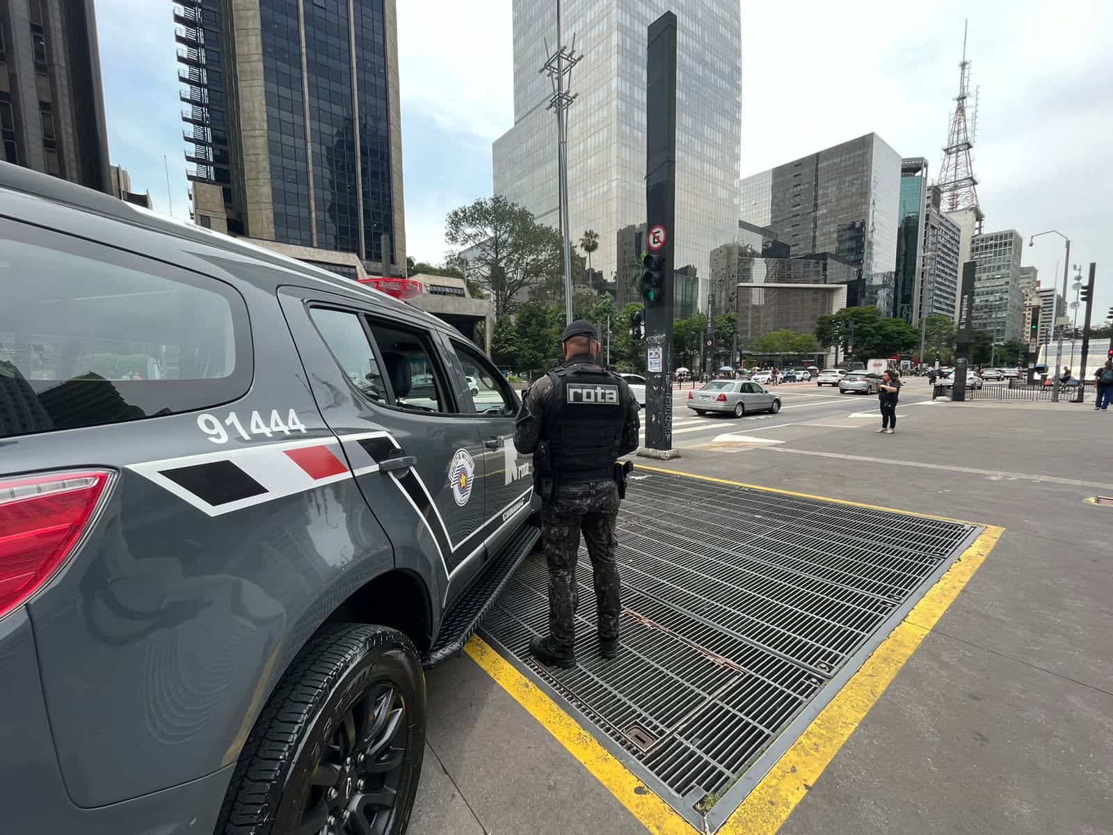 Polícia Militar na Avenida Paulista